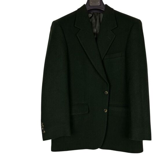 Joseph & Lyman Bloomingdales Camelhair Sports Coat Blazer 42R Dark Green - Picture 1 of 9